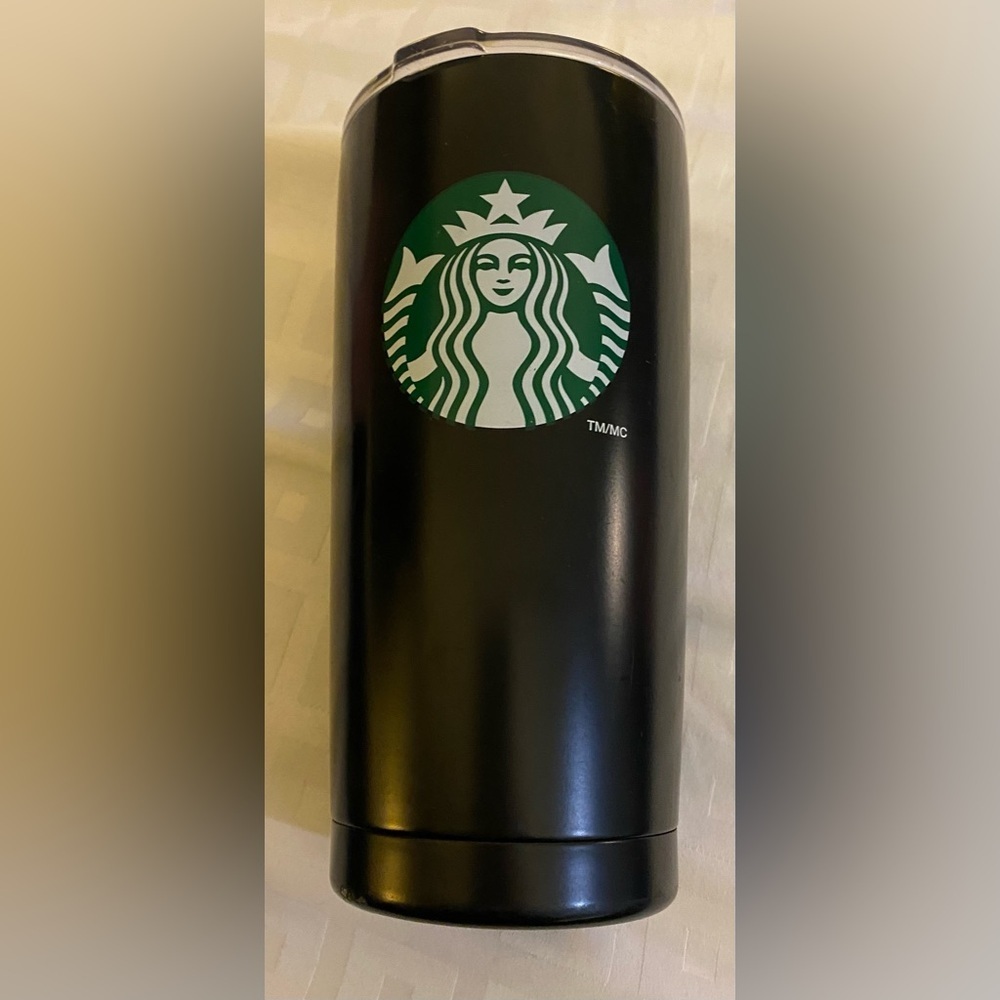 Starbucks metal travel cup mug